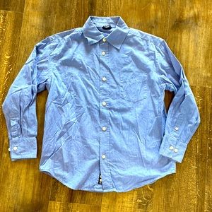 Gap Kids Chambray Blue Button Down